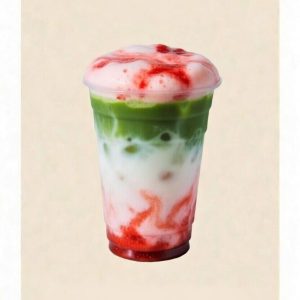 Ice Rose Matcha Latte